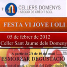 Festa Vi Jove i Oli Novell a Sant Jaume dels Domenys