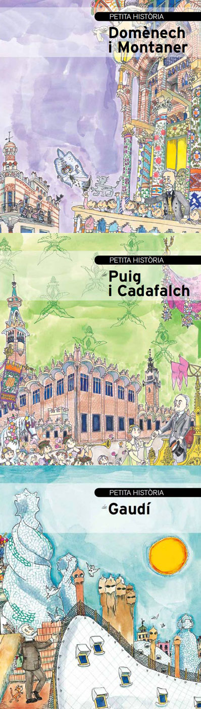 Petita història de Gaudí, de Puig i Cadafalch, i Domènech i Montaner