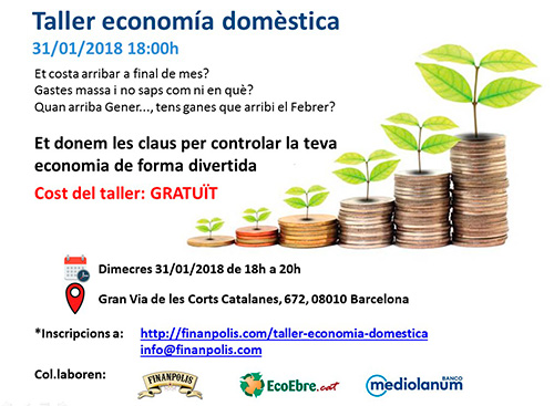 Taller gratuït d'economia domèstica a Barcelona