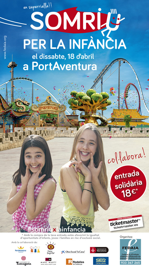 Festa Solidària, Somriu per la Infància a PortAventura