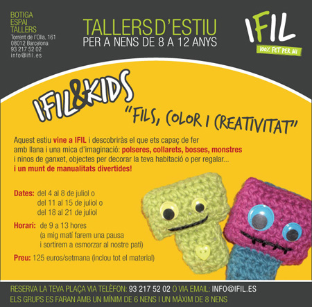 Taller d'estiu IFILiKids i altres activitats