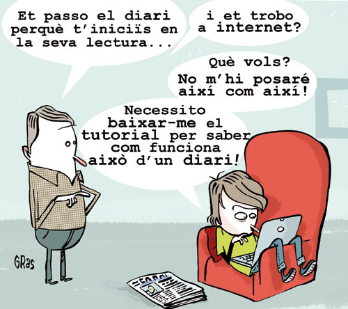 Iniciació a la lectura de diaris
