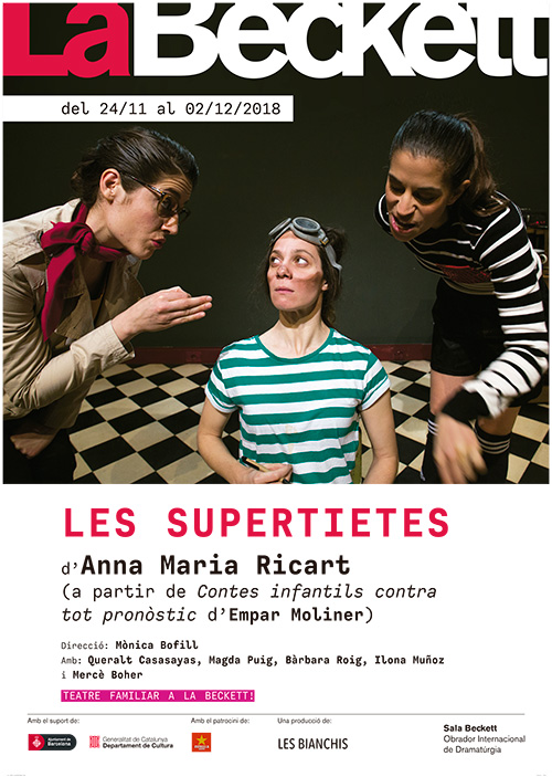 Les supertietes a la Sala Beckett