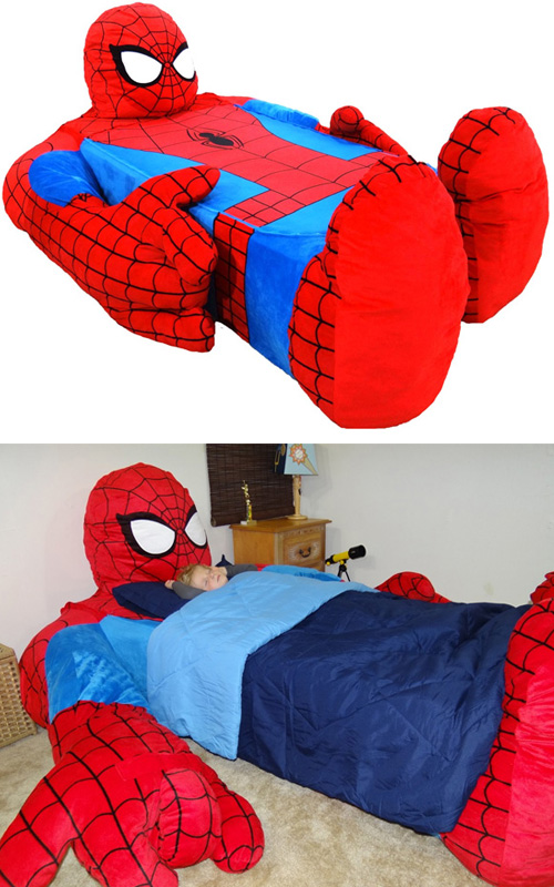 Hem trobat un llit de l'Spiderman!