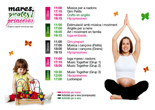 Activitats de gener a Mares, Pirates i Princeses