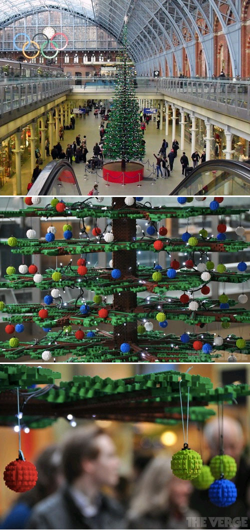 Arbre de Nadal fet de Lego