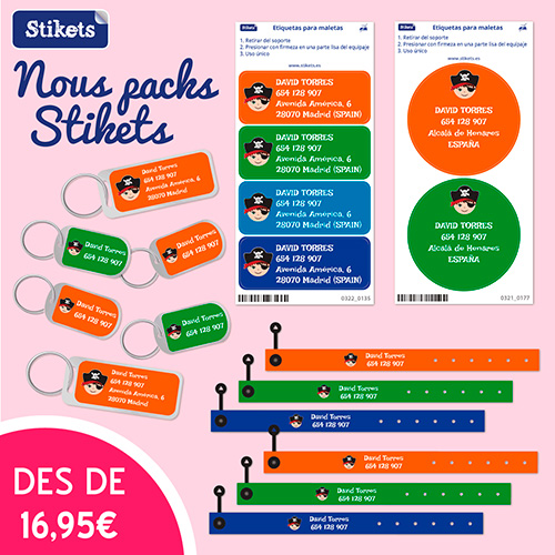 Descompte exclusiu en els nous Packs d'etiquetes personalitzades Stikets