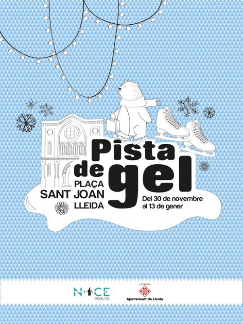 Pista de Gel de la plaça Sant Joan a Lleida