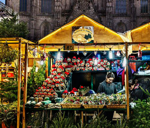 Fira de Santa Llúcia a Barcelona