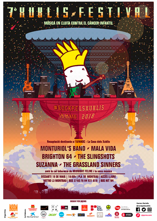 7è Xuclis Festival, música en lluita contra el càncer infantil