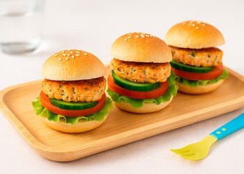 Mini hamburgueses de salmó