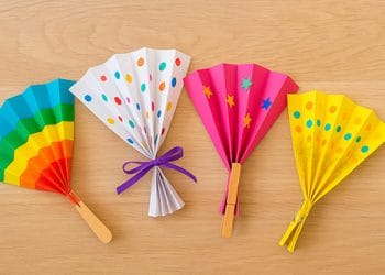 Ventalls plegables d’origami: frescos, divertits i creatius