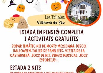 Castanyada i Halloween 2025 en família a Les Tallades, Vilanova de Sau