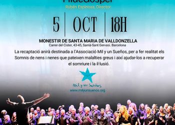 Concert solidari de gospel a Barcelona: FildeGospel i 1001 Sueños uneixen veus per ajudar infants