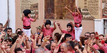 La canalla castellera pateix més lesions que els infants que juguen a futbol, però són menys greus
