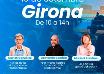 Criando Girona 2026: una jornada per aprendre sobre criança amb Carlos González, Armando Bastida i Marisol Rondinel